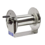 117-4-225-SS Manual rewind stainless steel hose reel12mm ID, L= 70m. No hose.