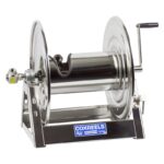 1125-5-200-SP Manual rewind stainless steel hose reel19mm ID, L= 60m. No hose.