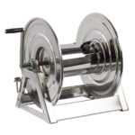 1125-5-200-SP Manual rewind stainless steel hose reel19mm ID, L= 60m. No hose.