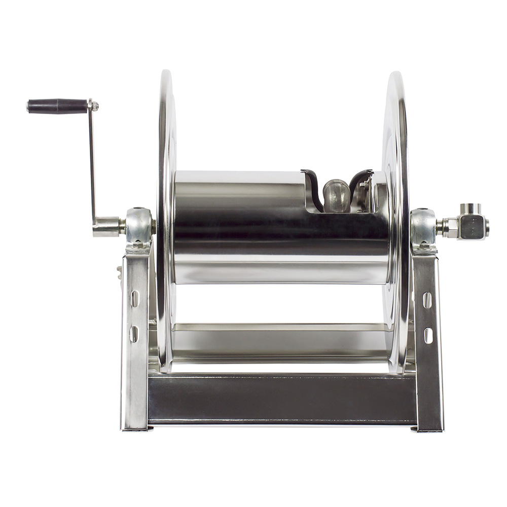 1125-4-100-SP Manual rewind stainless steel hose reel12mm ID, L= 30m. No hose. - Image 3