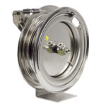 P-LPL-350-SS-BGX Spring rewind stainless steel hose reel10mm ID, L= 15m. No hose.