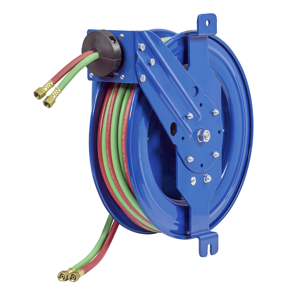 SG17WT-150 Spring rewind, dual hose, side mount hose reel6mm ID, L= 15m - Image 2