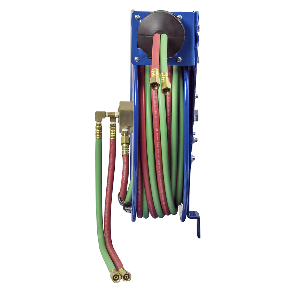 SG17WT-150 Spring rewind, dual hose, side mount hose reel6mm ID, L= 15m - Image 3