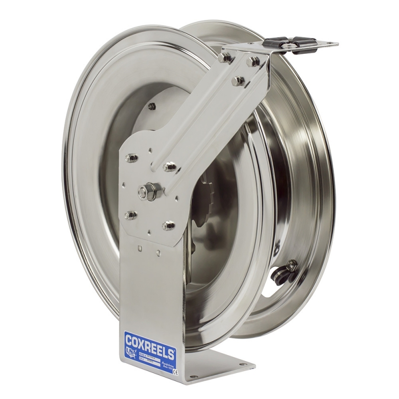 SHL-N-350-SS-BGX Spring rewind stainless steel hose reel10mm ID, L= 15m. No hose.