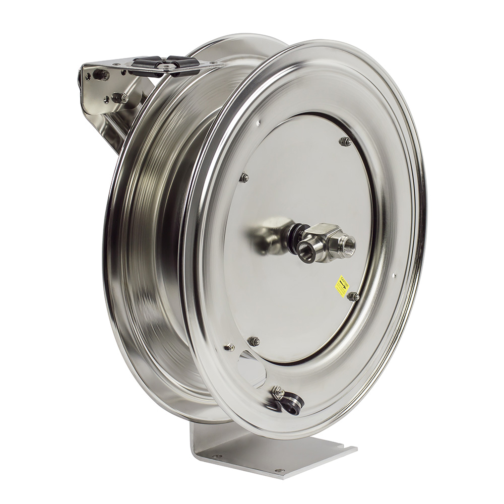 SHL-N-350-SS-BGX Spring rewind stainless steel hose reel10mm ID, L= 15m. No hose. - Image 2
