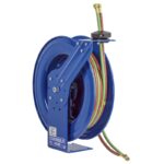 SHWTL-N-375 Spring rewind, dual hose reel10mm ID, L= 23m. No hose.