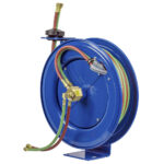 SHWTL-N-375 Spring rewind, dual hose reel10mm ID, L= 23m. No hose.