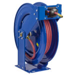 TSHL-N-535-BGX Spring Retractable Hose Reel, Dual Pedestal 19mm ID, L= 11m. No hose.