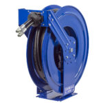 TDMP-N-450 Dual pedestal, spring rewind "Dual Hydraulic" hose reel12mm ID, L= 15m